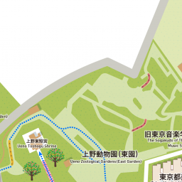 バリアフリーマップ 上野文化の杜