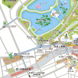 バリアフリーマップ 上野文化の杜